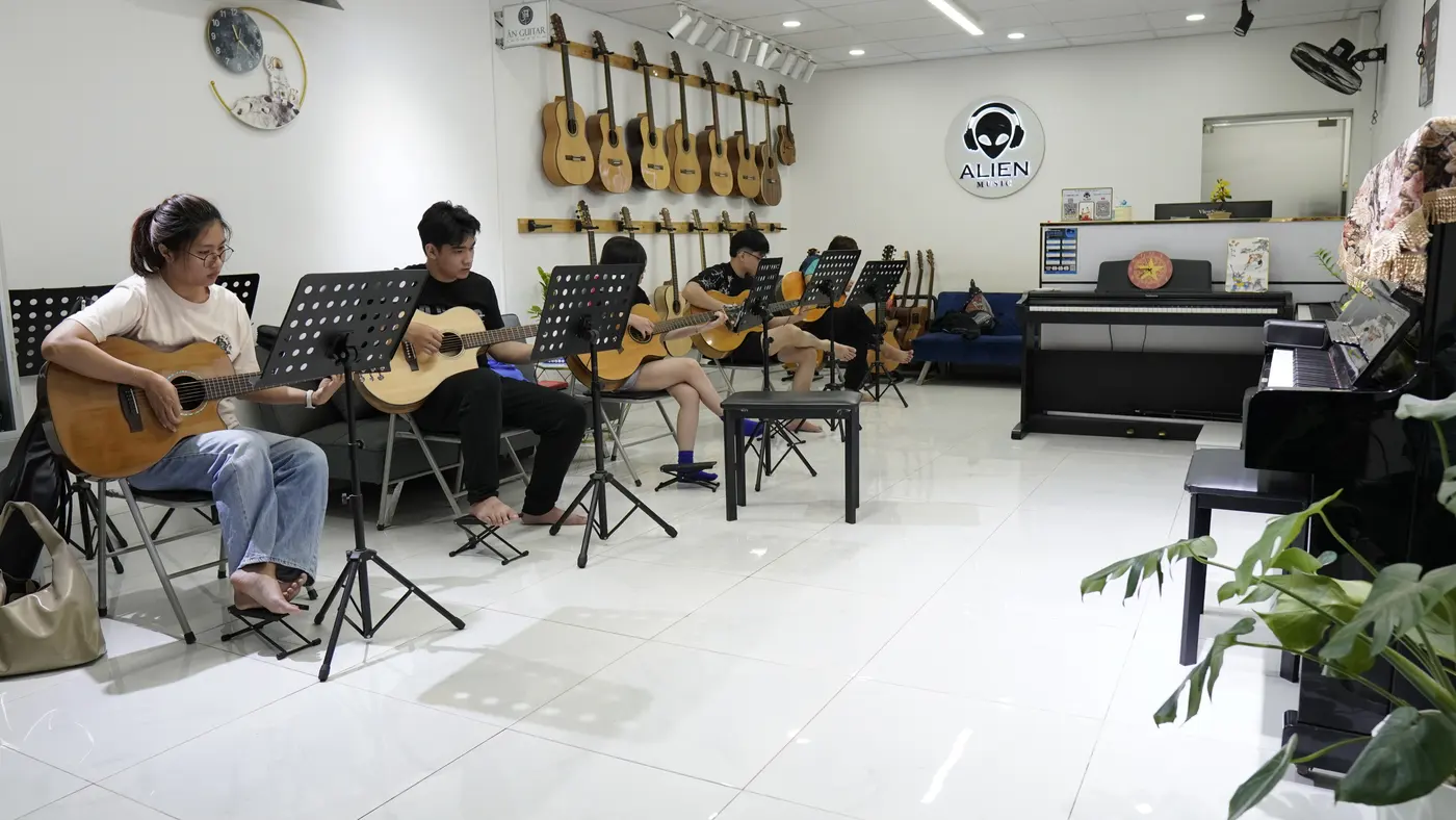 Lớp học Alien Music - Không gian học tập chuyên nghiệp